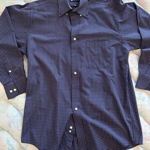 Men's Blue Checkered Shirt